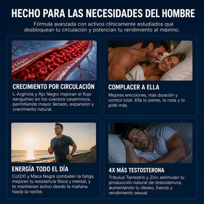 Selerb NAD+ Suplemento para Hombres - 60 Cápsulas